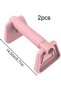 Two Portable Push-Up Bars Compact Non-Slip Floor Strength Training Equipment for Home Gym Fitness Unisex 5.71 in - 2