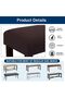 Elastic Restaurant Bench Cover Jacquard Spandex Seat Removable Soft Cushion Bench Cover Washable Kitchen White 160-180cm - 4
