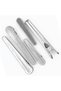 12 food bag clips, stainless steel food clips, 11.7/8 cm snap-lock bags, reusable kitchen clips for packaging sweets and snacks in the kitchen. - 4