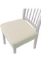 Chair covers, made of splash-proof polyester, easy to install, suitable for hotels, homes, restaurants, and other places (off-white, 4-pack).