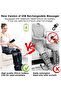 Suitable for Leg Massager Foot Circulation Lymphatic Drainage Compression Thigh Calf Foot Black Controller - 3