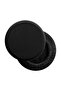 Four round bar stool covers, waterproof and washable, elastic design, suitable for homes, restaurants, etc. Size: 9.8-13.8 inches - Black