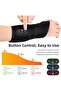 Suitable for Wireless Wrist Hand Heating Pad Massager Pain Relief Heated Brace Carpal Tunnel Red Light Black - 5