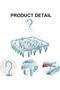(3-Pack) Sock Drying Rack w/32 Clips - Mini Foldable Hanging Clothes Rack - Foldable Rotating Clothes Rack - For Socks - Underwear & Small Items - 2