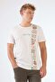 Men's Slim Fit Crew Neck Ecru T-Shirt - 4