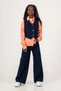 Girl's Casual Denim Vest, Jean Shirt, Pants 3-Piece Combination Set 1806 - 2