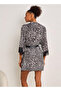 Slip Dress with Robe and Thongs - 5