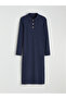Collared Knit Dress - 5