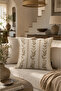 Toscana Olive Branch Flower Pattern Mediterranean Style Italian Style Vintage Beige Cream 1Pc Throw Pillow Cover Double Sided Throw Pillow Cover Digital Printing