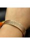 Water Wave Patterned Adjustable Healing Copper Bracelet - 4