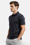 Men Classic Fit Short Sleeve Outdoor Polo Shirt, Dark Grey - 5