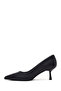 Women's Black Thin Heeled Leather Stiletto Af200020Dv - 3