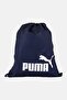 Men Brand Logo Gym Sack Bag, Navy