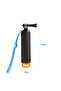 Floating Handle for GoPro Hero, waterproof selfie stick with wrist strap for water sports (orange). - 5