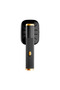 Portable travel steam iron, 180° rotating, black.