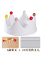 Light Luxury Crown Fruit Plate with 20pcs Disposable Forks, Modern Simple Plastic Snack Candy Storage Tray, High‑End Home Living Room Coffee Table Decoration - 6