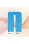 Kinesiology tape, pre-cut blue, 5-pack, waterproof, latex-free, for relieving pain and supporting muscles. - 5