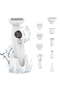 Women's electric shaver, 5-in-1 bikini trimmer, wet and dry, face, nose, eyebrows, arms, underarms, legs, pubic area, painless hair removal.
