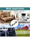 2-Piece Kick-Off Door Stop, Spring-Loaded Telescopic Door Stop, Adjustable Lock Holder, 25mm/0.98in Ground Height, Bronze - 6
