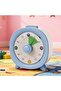 60-minute visual timer, a time management tool, a 60-minute kitchen timer, and an ultra-quiet reminder alarm clock (round blue).