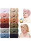 12-Pack Baby Girl Headbands (0-3 Years Old) - Wide, Soft Bow Headbands - Baby Headbands - Elastic Headbands Suitable for Newborns and Toddlers