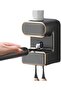 Automatic Toothpaste Dispenser - Toothbrush Holder Clip - Hygienic Toothbrushing - Hands-Free Dispensing - 15.5 x 10.4 x 10.8 cm - Black