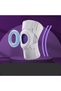 Breathable All-Season Compression Knee Brace Sleeve for Sports & Fitness (1 Piece, Gray/Purple) - 4