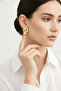 Yellow Color Drop Motif Stylish and Modern Bijouterie Earrings Women's Accessory - 3