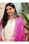 3-Piece Viscose Blend Tunic, Straight Fit Pants and Dupatta Set - 2