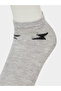 Pack of 3 - Contrast Detail Ankle Socks - 3