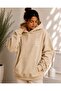 Women's Minimal Printed Oversize Sweatshirt