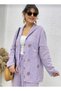 Hooded Colorful Star Embroidered Long Sleeve Pocketed Drawstring Cotton Linen Cardigan - 2