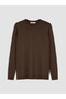 Lcw Grace Brown Crew Neck Striped Women's Knitwear Sweater - 4