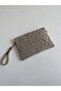 Lace Model Clutch Bag, Portfolio Bag, Handbag Mink - 2