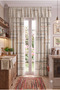 Kitchen & Balcony Curtain Colored 2-Wing Cornice Short Background Curtain Modern