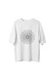 Women's Oversize T-Shirt Mandala Flower Pattern Symmetrical Petal Print Relaxed Fit Casual Modern Stylish Elegant - 2