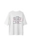 Women's Oversize Motivational Printed T-Shirt with Positive Message Relaxed Fit Short Sleeve Casual Wear Modern - 2