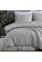 Ranforce Double Duvet Cover Set Tulkas Gray 100% Cotton - 3