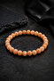 Sunstone Natural Stone Prayer Beads and Bracelet Set Medium Size Men's Premium Design - 7