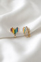 Premium Clip Colorful Heart Earrings No Ear Hole Required - 3