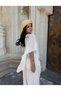 Asymmetric Boat Neck Knitwear - 5