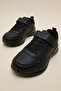Perforated Velcro Closure School Shoes - 4
