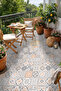 Code-241 Water Resistant Kitchen Bathroom Floor Marble Furniture Tile Adhesive Foil Covering - 2