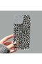 iPhone 13 Compatible Camera Protected Anti-Shock Aesthetic Print Patterned Transparent Silicone Case