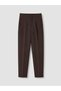 Lcw Vision Brown High Waist Slim Fit Women's Pleated Trousers - 5