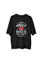 I Kissed a Cyclist and It Felt Good Printed Women's Oversize T-Shirt - 2