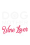 Dog Mom Wine Lover Printed Women's Oversize T-Shirt - 3