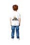 Children's T-Shirt Funny Bear Print with Glasses Humorous Text Print Relaxed Fit Casual Wear Modern Stylish
