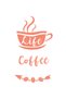 Women's Coffee Themed Printed T-Shirt Casual Relaxed Fit Short Sleeve Round Neck Modern Design Stylish Elegant - 4