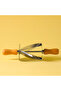 Croissant Roller Cutter 20 x 6cm RF10735 Crossed Stainless Steel Blade with Strong Wooden Handle - 3